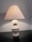 Naturstein Lampe, 1970er 2