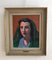 Georges Dessouslavy, Portrait de Femme au Foulard Vert, 1943, Oil on Canvas, Framed 2