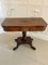 Regency Carved Rosewood Brass Inlaid Card Table, 1830s, Image 1