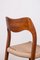 Danish Chairs in Teak and Rope by Niels.O.Moller for JL Mollers, 1960, Set of 2 9
