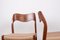 Danish Chairs in Teak and Rope by Niels.O.Moller for JL Mollers, 1960, Set of 2 11