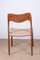 Danish Chairs in Teak and Rope by Niels.O.Moller for JL Mollers, 1960, Set of 2 4