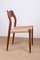 Danish Chairs in Teak and Rope by Niels.O.Moller for JL Mollers, 1960, Set of 2 3