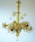 Gold Dust Murano Glass Chandelier from Barovier & Toso, Italy, 1940s, Image 2