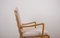 Dänischer 149 Colonial Armlehnstuhl aus Eiche & Stoff von Ole Wanscher für Carl Hansen, 2000er 11