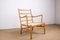 Danish 149 Colonial Armchair in Oak and Fabric by Ole Wanscher for Carl Hansen, 2000s, Image 1
