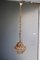 Lámpara de suspensión italiana de bambú, años 60, Imagen 1