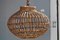 Lámpara de suspensión italiana de bambú, años 60, Imagen 7