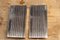 Rectangular Handles in Chromed Aluminum, Italy, 1950s, Set of 2 3