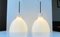 Toldbod White Opaline Glass Pendant Lamps from Louis Poulsen, 1980s, Set of 2 6