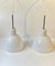 Toldbod White Opaline Glass Pendant Lamps from Louis Poulsen, 1980s, Set of 2, Image 9