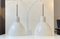 Toldbod White Opaline Glass Pendant Lamps from Louis Poulsen, 1980s, Set of 2, Image 1