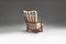 Grand Repos Lounge Chair in Oak attributed to Guillerme et Chambron for Votre Maison, France, 1950s, Image 5