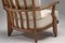 Grand Repos Lounge Chair in Oak attributed to Guillerme et Chambron for Votre Maison, France, 1950s 12