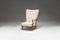 Grand Repos Lounge Chair in Oak attributed to Guillerme et Chambron for Votre Maison, France, 1950s, Image 1