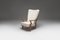 Grand Repos Lounge Chair in Oak attributed to Guillerme et Chambron for Votre Maison, France, 1950s 4