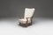 Grand Repos Lounge Chair in Oak attributed to Guillerme et Chambron for Votre Maison, France, 1950s, Image 4