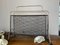 Porte-Revues Vintage en Laiton et Grille en Métal Peint, 1950s 5