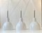 Toldbod White Opaline Glass Pendant Lamps from Louis Poulsen, 1980s, Set of 3 1