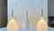 Toldbod White Opaline Glass Pendant Lamps from Louis Poulsen, 1980s, Set of 3 9