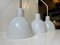 Toldbod White Opaline Glass Pendant Lamps from Louis Poulsen, 1980s, Set of 3 2