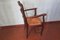 Grandfather Armchair in Oak and Straw, 1930s, Image 2