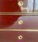 Bordeaux Chest and Mirror, 1980s, Set of 2 12