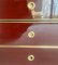 Bordeaux Chest and Mirror, 1980s, Set of 2, Image 12