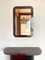 Bordeaux Chest and Mirror, 1980s, Set of 2 8