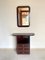 Bordeaux Chest and Mirror, 1980s, Set of 2 3