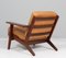Model 290 Lounge Chair in Smoked Oak by Hans J. Wegner for Getama, Denmark, 1970s, Image 7