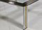 Square Coffee Table in Brass, Chrome and Glass by Renato Zevi, Italy, 1970s 15