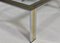 Square Coffee Table in Brass, Chrome and Glass by Renato Zevi, Italy, 1970s 14