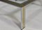 Square Coffee Table in Brass, Chrome and Glass by Renato Zevi, Italy, 1970s, Image 14