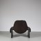Proposals Chair with Ottoman by Vittorio Introini for Saporiti, Italy, 1970, Set of 2 9