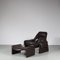 Proposals Chair with Ottoman by Vittorio Introini for Saporiti, Italy, 1970, Set of 2 3