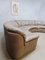 Modular Half Moon Leather Sofa, 1970s, Set of 3, Image 4