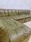 Modular Leather Sofa, 1960s, Set of 5 2