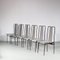 Dining Chairs by Adelberto Del Lego for Misura Emme, Italy, 1980s, Set of 6 1