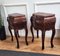 French Nightstands with Drawers and Carbriole Legs, 1940s, Set of 2 6