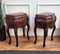 French Nightstands with Drawers and Carbriole Legs, 1940s, Set of 2 7