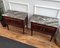 Italian Art Deco Nightstands with Marble Tops, 1950s, Set of 2 5