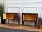 Italian Art Deco Nightstands with Marble Tops, 1950s, Set of 2 6