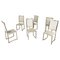 Vintage Brass Dining Chairs from Belgochrom, 1970s, Set of 6, Image 1