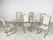 Vintage Messing Esszimmerstühle von Belgochrom, 1970er, 6er Set 10