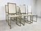 Vintage Messing Esszimmerstühle von Belgochrom, 1970er, 6er Set 6