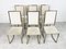 Vintage Brass Dining Chairs from Belgochrom, 1970s, Set of 6 2