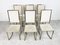 Vintage Brass Dining Chairs from Belgochrom, 1970s, Set of 6, Image 2