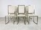 Vintage Brass Dining Chairs from Belgochrom, 1970s, Set of 6, Image 3