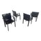 Pasqualine Dining Chairs attributed to Enrico Pellizzoni, 1980s, Set of 4 1